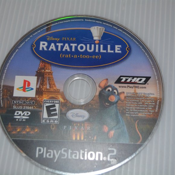 Ratatouille PlayStation 2 PS2 Disney Video Game Disc Only - Tested & Working - Picture 3 of 3